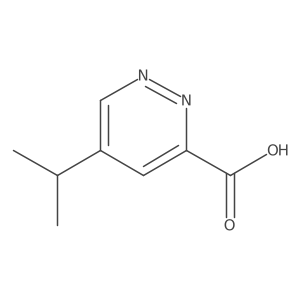 5-Isopropylpyridazine-3-carboxylic acid结构式
