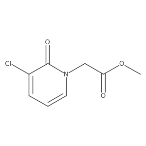 Methyl 2-(3-chloro-2-oxo-1,2-dihydropyridin-1-yl)acetate Structure