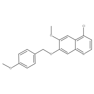 4-Chloro-6-methoxy-7-((4-methoxybenzyl)oxy)quinoline结构式