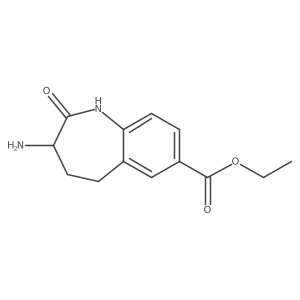 ethyl 3-amino-2-oxo-2,3,4,5-tetrahydro-1H-1-benzazepine-7-carboxylate Structure