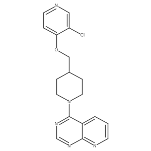 3-Chloro-4-[(1-{pyrido[2,3-d]pyrimidin-4-yl}piperidin-4-yl)methoxy]pyridine Structure