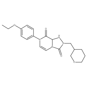 7-(4-Ethoxyphenyl)-2-(oxan-3-ylmethyl)-1,8a-dihydro-[1,2,4]triazolo[4,3-a]pyrazine-3,8-dione Structure