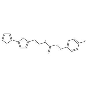 N-(2-{[2,2'-bithiophene]-5-yl}ethyl)-2-(4-fluorophenoxy)acetamide Structure