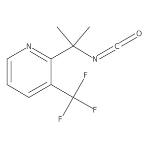 2-(2-Isocyanatopropan-2-yl)-3-(trifluoromethyl)pyridine Structure