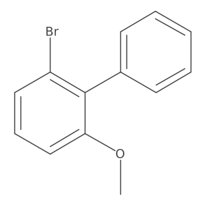 2-Bromo-6-methoxy-1,1'-biphenyl Structure