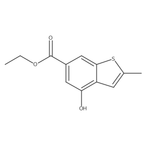 Ethyl 4-hydroxy-2-methylbenzo[b]thiophene-6-carboxylate Structure