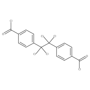4,4'-(Tetrachloroethane-1,2-diyl)bisbenzoyl chloride Structure