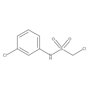 1-chloro-N-(3-chlorophenyl)methanesulfonamide结构式
