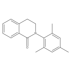 3,4-Dihydro-2-(2,4,6-trimethylphenyl)-1(2H)-isoquinolinone Structure