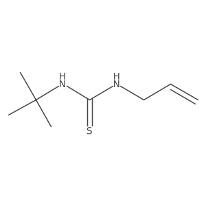 1-Tert-butyl-3-prop-2-en-1-ylthiourea结构式