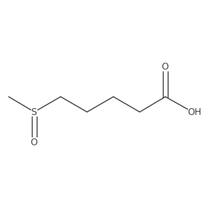 5-(Methylsulfinyl)pentanoic acid结构式