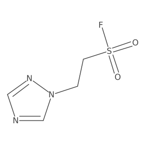 2-(1H-1,2,4-triazol-1-yl)ethane-1-sulfonyl fluoride结构式