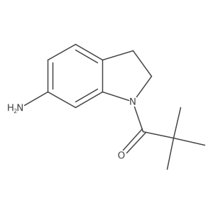1-(2,2-Dimethylpropanoyl)indolin-6-amine结构式