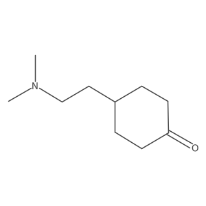 4-(2-Dimethylaminoethyl)cyclohexanone结构式