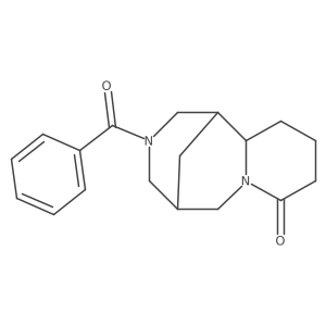 1,5-Methano-8H-pyrido[1,2-a][1,5]diazocin-8-one, 3-benzoyldecahydro- Structure