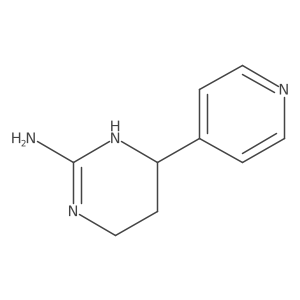 6-(Pyridin-4-yl)-1,4,5,6-tetrahydropyrimidin-2-amine结构式