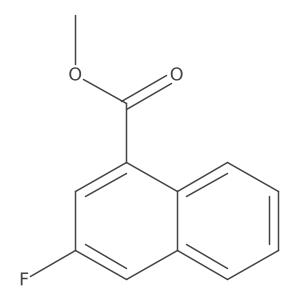 Methyl 3-fluoronaphthalene-1-carboxylate Structure