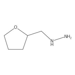 (Tetrahydro-furan-2-ylmethyl)-hydrazine Structure