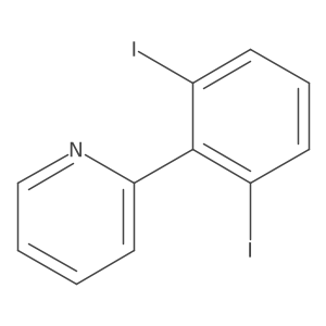 2-(2,6-Diiodophenyl)pyridine Structure