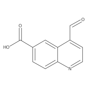 4-Formylquinoline-6-carboxylic acid Structure