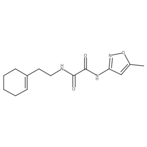 N1-(2-(cyclohex-1-en-1-yl)ethyl)-N2-(5-methylisoxazol-3-yl)oxalamide Structure