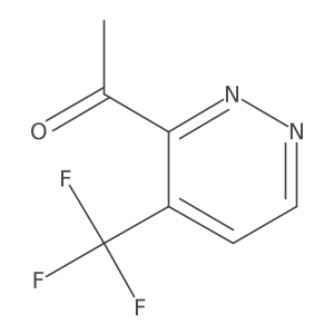 1-(4-(Trifluoromethyl)pyridazin-3-yl)ethanone结构式