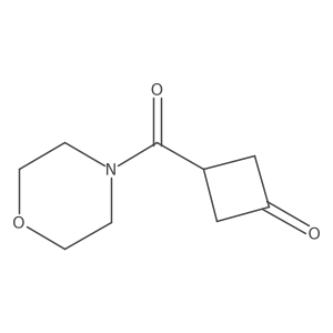 3-(Morpholin-4-ylcarbonyl)cyclobutanone Structure