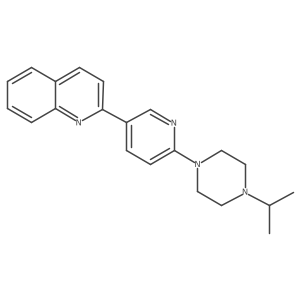 2-(6-(4-Isopropylpiperazin-1-yl)-pyridin-3-yl)-quinoline Structure