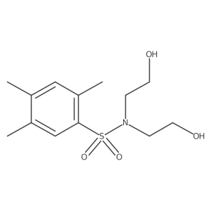 N,N-bis(2-hydroxyethyl)-2,4,5-trimethylbenzenesulfonamide Structure