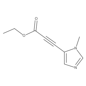 Ethyl 3-(1-methyl-1H-imidazol-5-yl)propiolate Structure