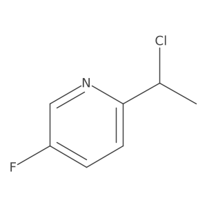 2-[(1R)-1-chloroethyl]-5-fluoropyridine Structure