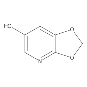 2H-[1,3]Dioxolo[4,5-b]pyridin-6-ol结构式