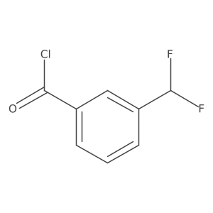3-(Difluoromethyl)benzoyl chloride结构式