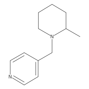 4-[(2-Methylpiperidin-1-yl)methyl]pyridine结构式