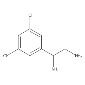 1-(3,5-Dichlorophenyl)ethane-1,2-diamine Structure