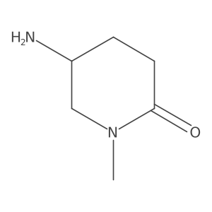 (S)-5-amino-1-methylpiperidin-2-one结构式