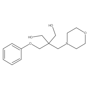 1,3-Propanediol, 2-(4-morpholinylmethyl)-2-(phenoxymethyl)- Structure