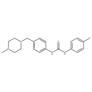 1-(4-Fluorophenyl)-3-(4-((4-methylpiperazin-1-yl)methyl)phenyl)urea结构式