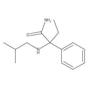 I+/--Ethyl-I+/--[(2-methylpropyl)amino]benzeneacetamide结构式