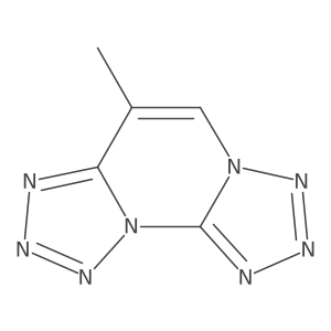 6-Methylditetrazolo[1,5-a:1',5'-c]pyrimidine Structure