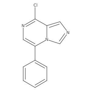 Imidazo[1,5-a]pyrazine,8-chloro-5-phenyl-结构式