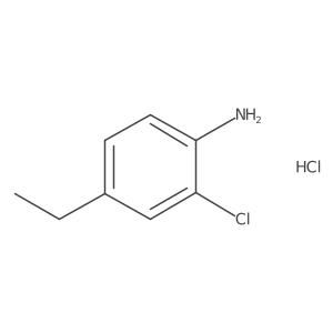 2-Chloro-4-ethylaniline hydrochloride Structure