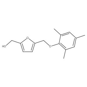 5-[(2,4,6-Trimethylphenoxy)methyl]-2-furanmethanol结构式