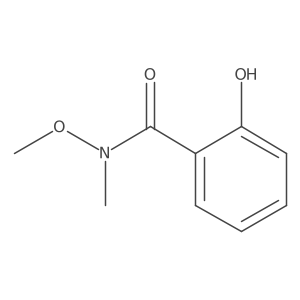 2-hydroxy-N-methoxy-N-methylbenzamide结构式