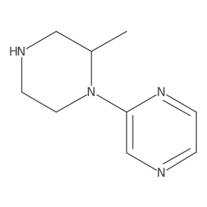 2-(2-Methylpiperazin-1-yl)pyrazine结构式