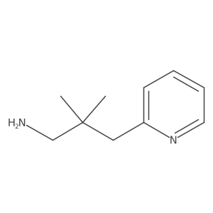 2,2-Dimethyl-3-(pyridin-2-yl)propan-1-amine结构式
