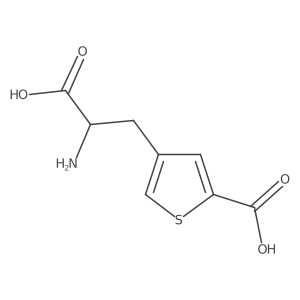 (S)-4-(2-Amino-2-carboxyethyl)thiophene-2-carboxylic acid Structure