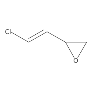 2-(2-Chloroethenyl)oxirane结构式