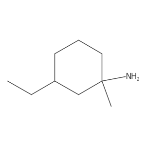 3-Ethyl-1-methylcyclohexan-1-amine结构式