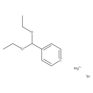 4-(Diethoxymethyl)phenylmagnesium bromide Structure